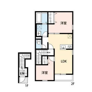 Grand Reve【205号室】の間取り