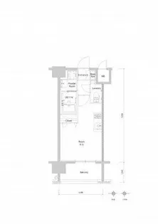 エンクレスト博多PARKSIDE【3階】の間取り