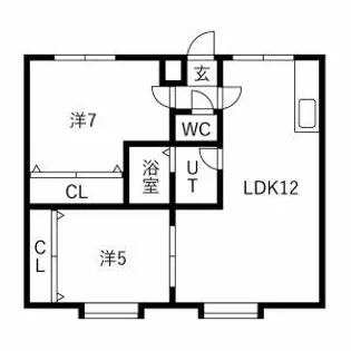 ノーザンエポックB【303号室】の間取り
