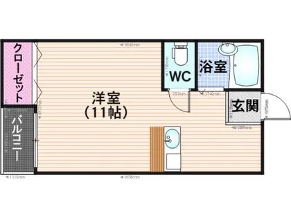 ロイヤルパレス井尻1【1階】の間取り