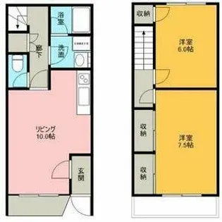 サラセニア【1階】の間取り
