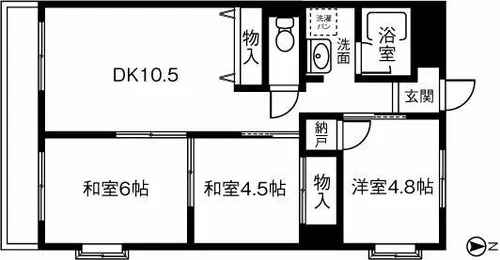 メゾン・ド・ソレーユ【2階】の間取り