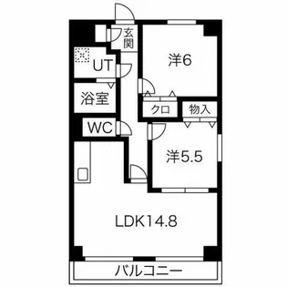 ベルフラワーBS【3階】の間取り