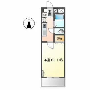 ブルックスキューブ【2階】の間取り