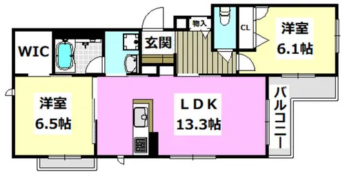 MAISON CLAIRE【3階】の間取り
