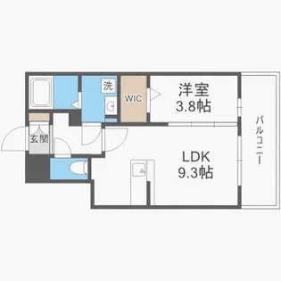 LiveCasa高宮【3階】の間取り