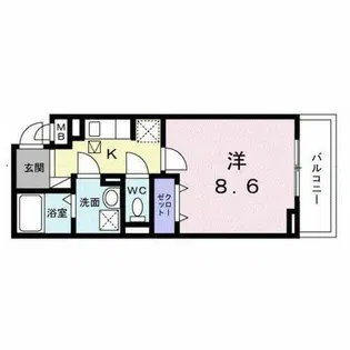 ヒカルサ京都大宮中林Ⅰ【3階】の間取り