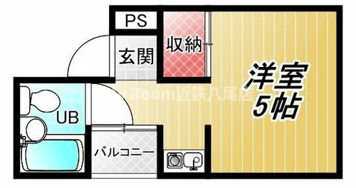 山田ビル【5階】の間取り