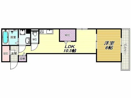 コルヌコピア【1階】の間取り