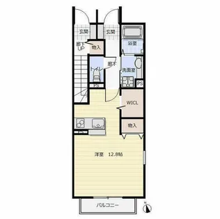 フィオーレ富士松【107号室】の間取り