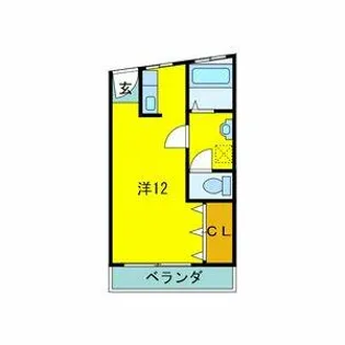 ドムール松原【2階】の間取り