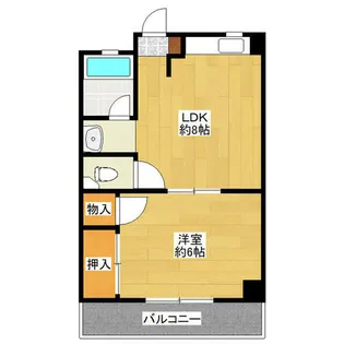 井上ビル【201号室】の間取り