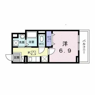 ヒカルサ京都大宮中林Ⅱ【1階】の間取り