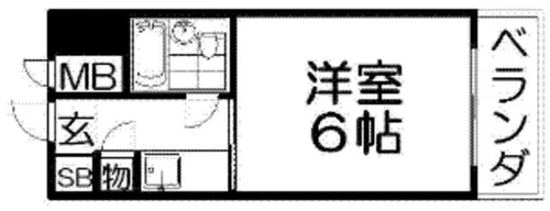 Mプラザ津田駅前1番館【5階】の間取り