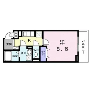 ヒカルサ京都大宮中林Ⅱ【3階】の間取り