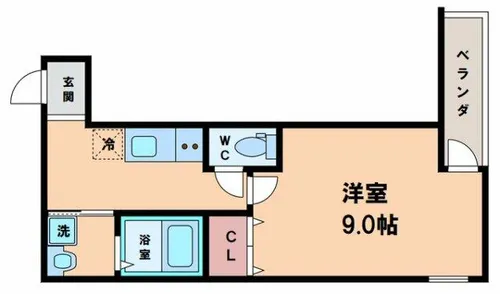 フジパレス長居公園【2階】の間取り
