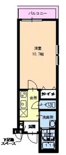 フジパレス北加賀屋Ⅲ番館【2階】の間取り