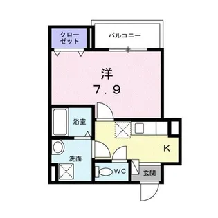 ヒカルサ京都北山栗栖Ⅰ【3階】の間取り