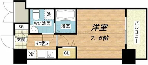 ARISTO扇町【7階】の間取り