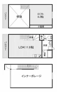 ガレッシア385【1階】の間取り