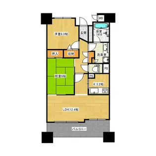 ジョイナス吉塚803【803号室】の間取り