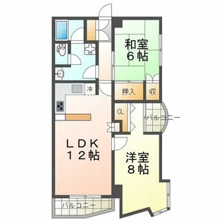 サンアミニティー【3階】の間取り
