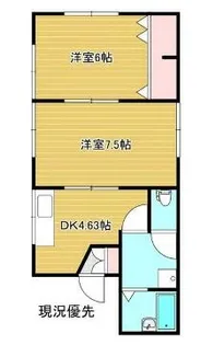 ハイネスS B【101号室】の間取り
