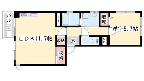 泉マンション【301号室】の間取り