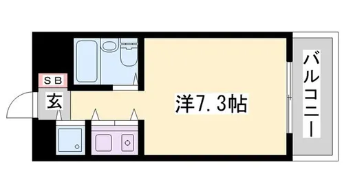 クリーンピア南大路時計台【806号室】の間取り