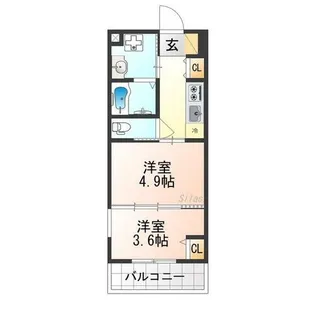 MJC京都EsTRUTH【2階】の間取り