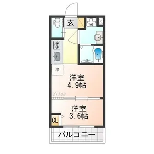 MJC京都EsTRUTH【2階】の間取り