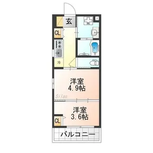 MJC京都EsTRUTH【2階】の間取り