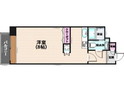 エステートモア大橋2【102号室】の間取り