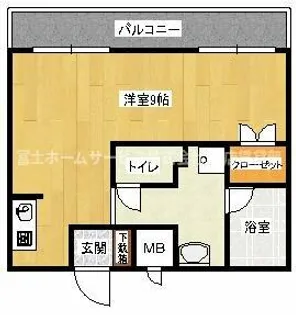 レガーレ長居公園【8階】の間取り