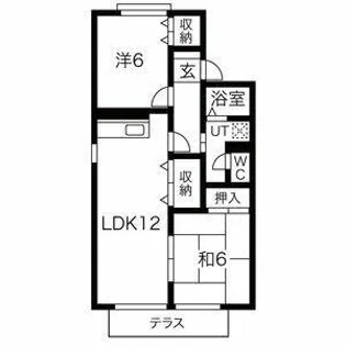 セジュールスベニール【216号室】の間取り