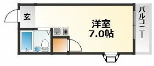大阪府大阪市東淀川区大桐1丁目【マンション】の間取り