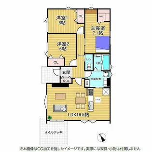 愛知県知立市牛田1丁目【一戸建】の間取り