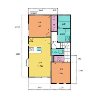グローリアス・フェアリー【203号室】の間取り