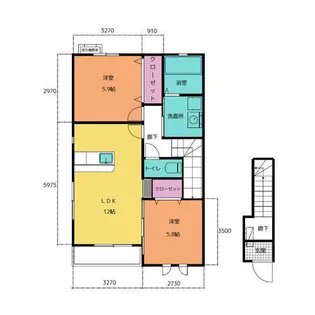 シンフォニー・ロード【201号室】の間取り