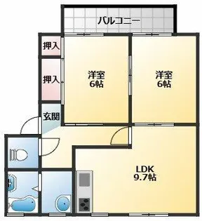 エクストリーム1【2階】の間取り