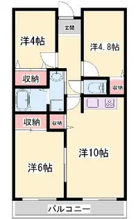 クリーンピア英賀保【1003号室】の間取り