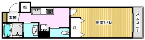 LA・REJOUIR【2階】の間取り