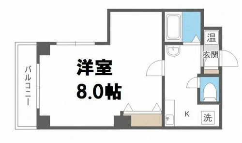 ミーネ新町弐番館【9階】の間取り