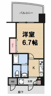 LUXEドーム前II【5階】の間取り