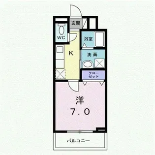 ヒカルサ京都御薗橋通【2階】の間取り