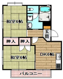 エクセルハイム【2階】の間取り