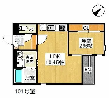 Grandtic CREA【1階】の間取り