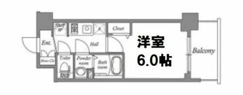 グランカリテ九条南【5階】の間取り