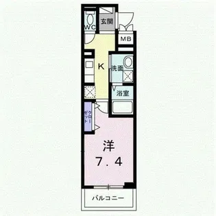 ヒカルサ京都御薗橋通【2階】の間取り