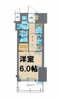 W-STYLE難波【9階】の間取り